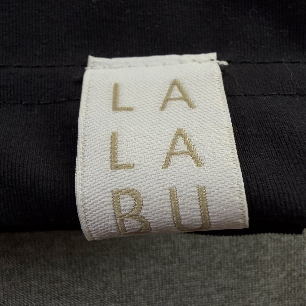 Lalabu Dad Shirt Men’s Large Black Kangaroo Pouch NWT - Picture 5 of 7